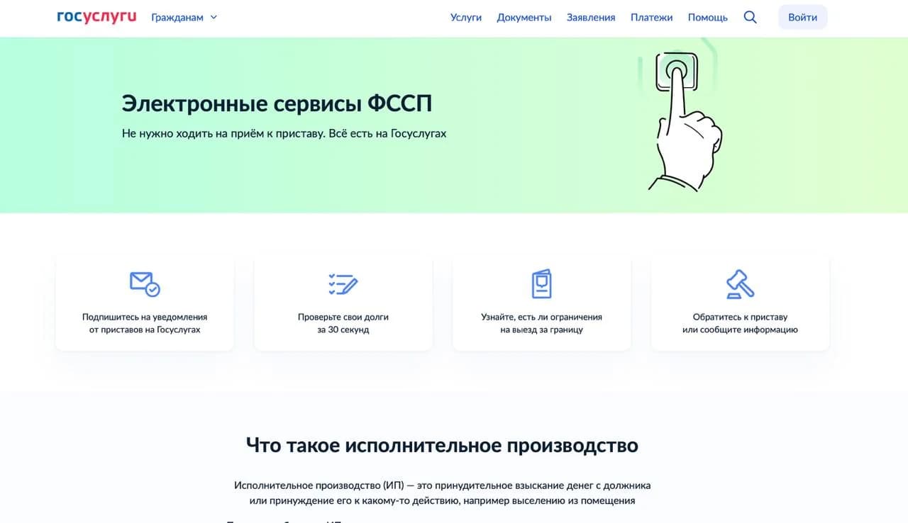 Gosuslugi — Public Services Portal — screen 4