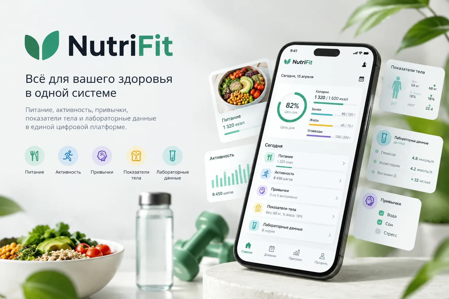 NutriFit — Wellness & Nutrition Platform